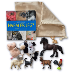 Sampak: Hvem er jeg? Husdyr + 8 dyr fra bogen