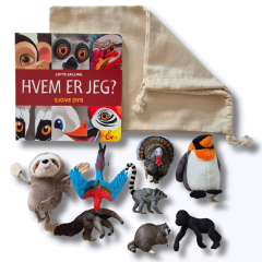 Sampak: Hvem er jeg? Sjove dyr + 8 dyr fra bogen